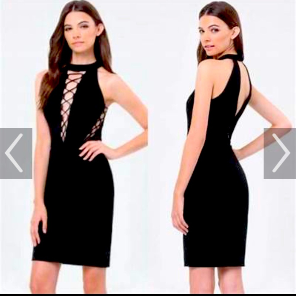 Bebe little black dress